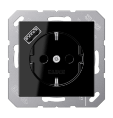 Розетка 2K+З USB Typ A Jung A1520-18ASW