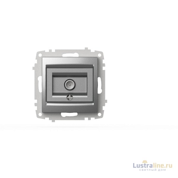 Розетка для TV с экраном (проходная) ELBI Zena Vega 609-011000-272