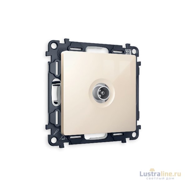 Комплект механизма TV розетки оконечной 50-870 MHz 1dB Ambrella Volt Alfa MA313010