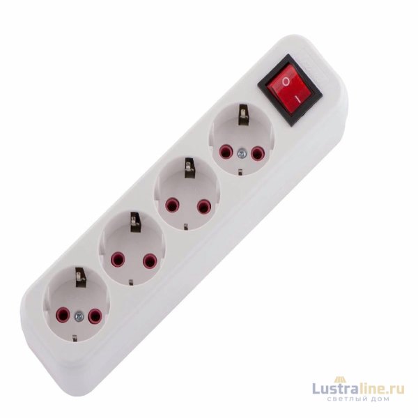 Колодка с/з с выключателем Lezard Lila 720-0400-402