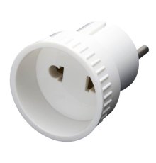 Адаптер сетевой Stekker б/з 10A 250V белый Feron ADP100520 39005
