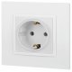 Розетка 2P+E Schuko Эра Elegance 14-2101-01М Б0065800