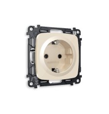 Комплект механизма розетки с/з на винтовых зажимах Ambrella Volt Omega MO306010