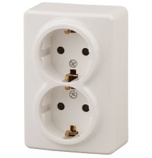 Розетка 2P+E Schuko со шторками Эра 11-2206-02 Б0020695