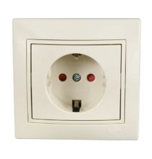 Розетка с защитой от детей Lezard Mira 701-0303-124B