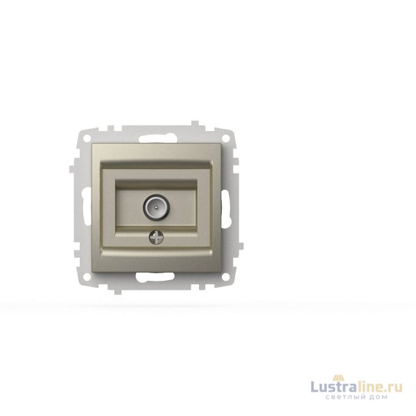 Розетка для TV с экраном (концевая) ELBI Zena Vega 609-011400-273