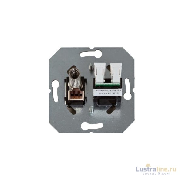 Розетка телевизионная и компьютерная (TV+Rj45) Liregus Epsilon 28-143