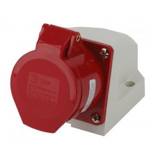 Розетка ЭРА R(OUT)-16-3P-PE-N-IP44 стационарная наружная 115 3Р+РЕ+N 16А 380В IP44 Б0032876
