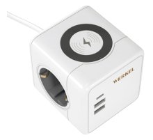 Розеточный блок 3-местный + 3 USB + беспроводная зарядка Werkel 4690389204265 W6513501 a066454
