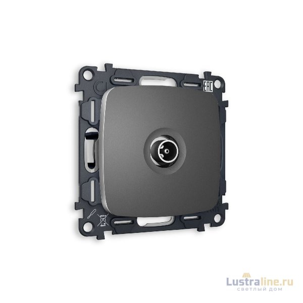 Комплект механизма TV розетки оконечной 50-870 MHz 1dB Ambrella Volt Omega MO663010