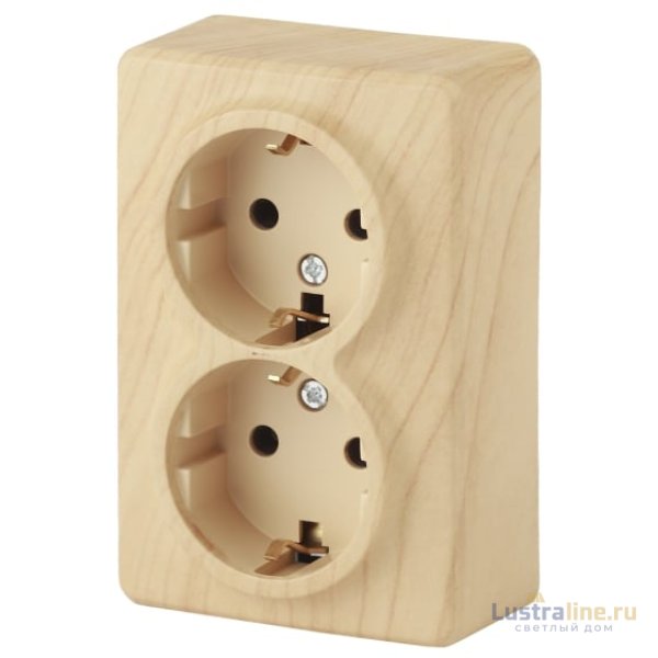 Розетка 2х2P+E Schuko со шторками ЭРА Эксперт 11-2206-11 Б0020696