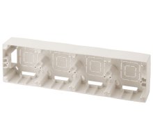 Коробка для накладного монтажа на 4 поста Эра 12-6104-02 Б0043191