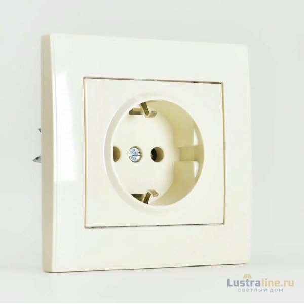 Розетка с/з Lezard Rain 703-0303-122