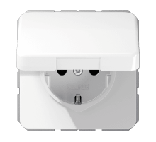 Розетка штепсельная Schuko Jung CD1520BFKLWW
