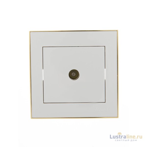 Розетка ТВ оконечная Lezard Rain 703-0226-130