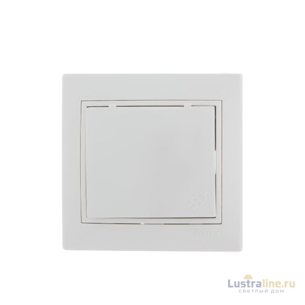 Розетка с/з с крышкой Lezard Mira 701-0202-123