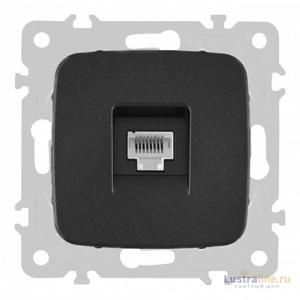 Розетка RJ45 Arte Milano 205.45-1.black