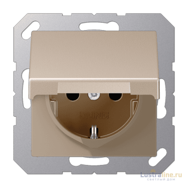 Розетка Schuko Jung EP1420KLCH