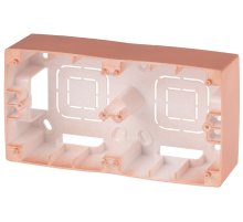 Коробка для накладного монтажа на 2 поста Эра 12-6102-14 Б0043178