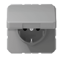 Розетка штепсельная Schuko Jung CD1520BFKLGR Розетка штепсельная Schuko Jung CD1520BFKLGR