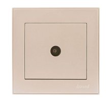 Розетка ТВ проходная Lezard Rain 703-0303-129