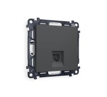 Комплект механизма компьютерной розетки RJ-45(8P8C) CAT6 со шторкой Ambrella Volt Alfa MA912010