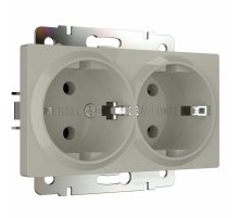 Розетка двойная с заземлением Werkel W1272004 4690389213960 a069774