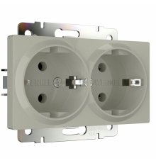 Розетка двойная с заземлением Werkel W1272004 4690389213960 a069774
