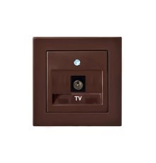 Розетка телевизионная (TV) F-разъем Liregus Epsilon 28-142