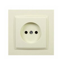 Розетка без земли Mono Electric Despina 16А 250В крем 102-170022-116