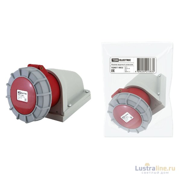 Розетка наружной установки TDM Electric SQ0611-0032