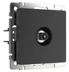 ТВ-розетка Werkel оконечная черный матовый W1183008 4690389157028