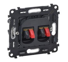 Акустическая розетка двойная Legrand Valena Мех In Matic 753078