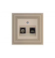 Розетка TV RJ45 Liregus Retro 29-135