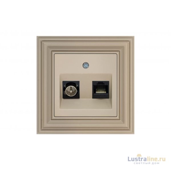 Розетка TV RJ45 Liregus Retro 29-135