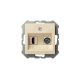 Розетка HDMI и TV Liregus Epsilon 28-0851