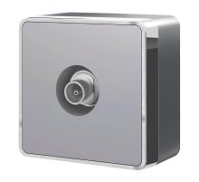 ТВ-розетка оконечная Werkel Gallant серебряный W5083006 4690389167201