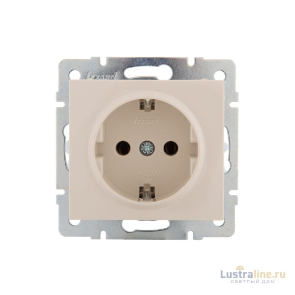 Розетка с/з Lezard Rain 703-0388-122