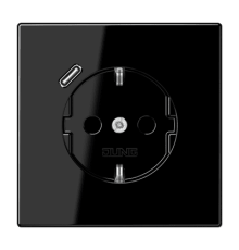 Розетка 2K+З USB Typ C Jung LS1520-18CSW