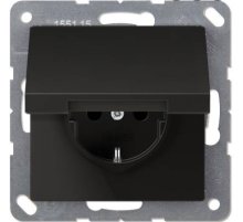 Розетка 2K+З с крышкой Jung EP1420KLSWM Розетка 2K+З с крышкой Jung EP1420KLSWM