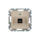 Розетка компьютерная Liregus Retro 29-136