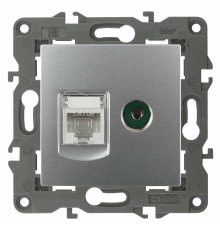 Розетка RJ45+TV Эра 14-3110-03 Б0034316