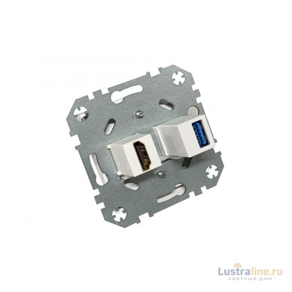 Розетка HDMI USB Liregus Retro 29-140