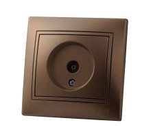 Розетка ТВ проходная Lezard Mira 701-3131-129