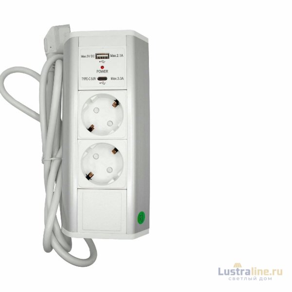 Блок розеток LK-BN1402 (2 секции 1 USB + 1 type-C) Mebax 00-00002870