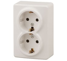 Розетка 2P+E Schuko Эра 11-2205-02 Б0020692