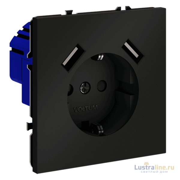 Розетка с USB, А+А Voltum S70 VLS040408
