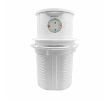 Блок розеток LK-PRF (3 секции полуавтоматический 1 USB + 1 type-C беспроводная зарядка) Mebax 00-00002872