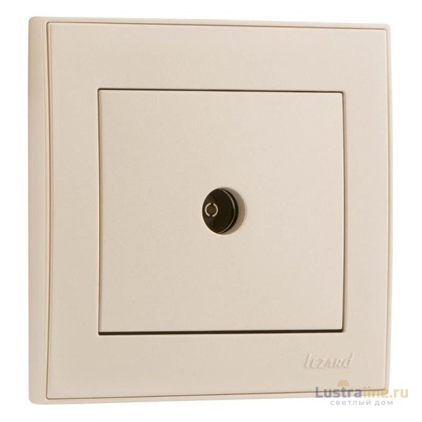 Розетка ТВ проходная Lezard Rain 703-3030-129