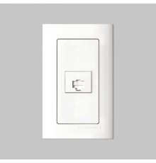 Розетка компьютерная CAT5 (Rj45) SHIN DONG-A Laon WLO-1427-WH